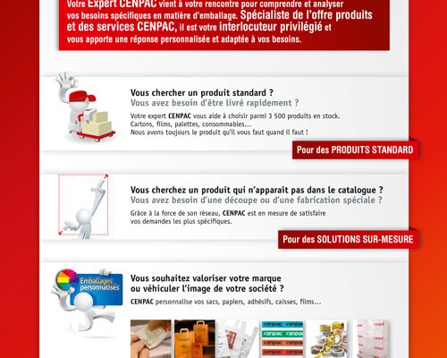 Création d'une page promotionnelle insérée dans un catalogue produit